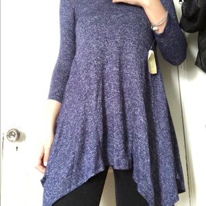 A long purple tunic